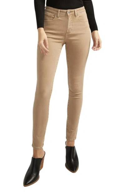 Silver Jeans Co. Isbister High Waist Skinny Jeans In Khaki