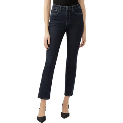 Silver Jeans Co. Isbister High Waist Straight Leg Jeans In Indigo