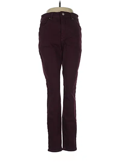 Pre-owned Silver Jeans Co. Jeans In Burgundy