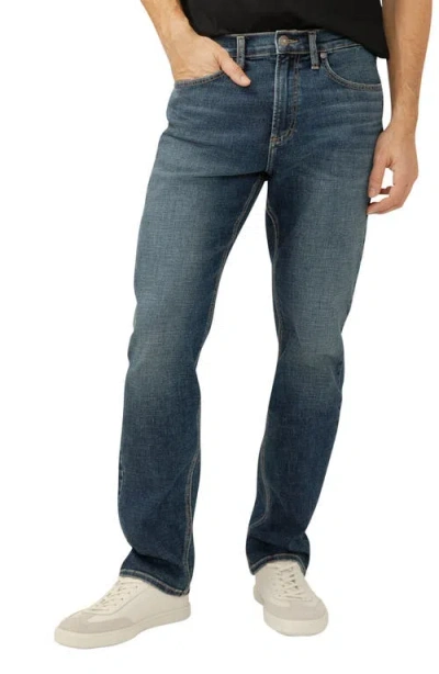 Silver Jeans Co. Machray Athletic Fit Straight Leg Jeans In Blue