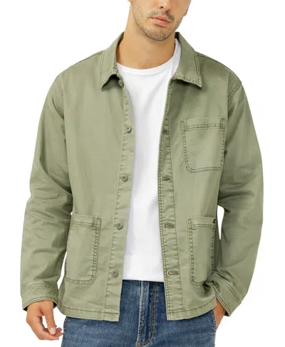 Silver Jeans Co. Men's Chore Classic-fit Utility Jacket In Green
