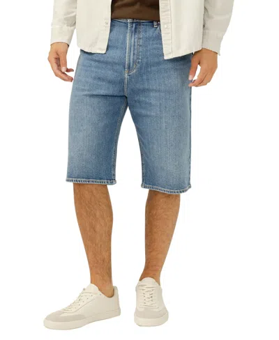 Silver Jeans Co. Men's Classic Baggy Regular-fit Shorts In Blue