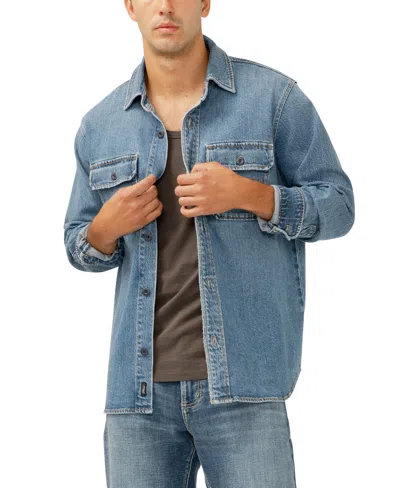SILVER JEANS CO. MEN'S DENIM SHACKET
