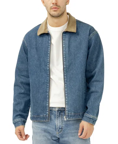 Silver Jeans Co. Men's Denim Work Jacket In Blue