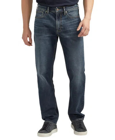 Silver Jeans Co. Men's Eddie Athletic Fit Tapered Leg Jeans In Indigo