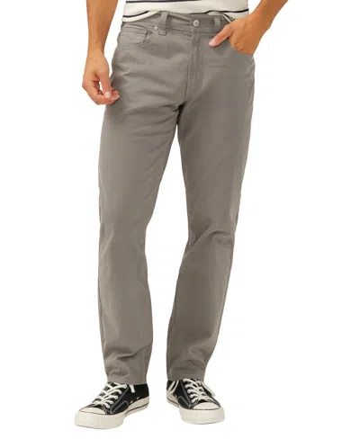 SILVER JEANS CO. MEN'S EDDIE CLASSIC ATHLETIC FIT TAPERED LEG ESSENTIAL TWILL PANTS