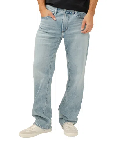 SILVER JEANS CO. MEN'S GORDIE RELAXED FIT STRAIGHT LEG JEANS