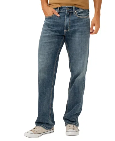 Silver Jeans Co. Men's Gordie Relaxed Fit Straight Leg Jeans In Blue