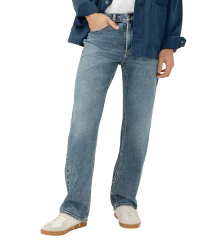 Silver Jeans Co. Men's Gordie Relaxed Fit Straight Leg Luxe Heritage Jeans In Blue