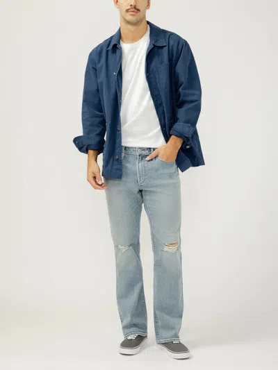 Silver Jeans Co. Men's Jace Slim Fit Bootcut Jeans In Blue