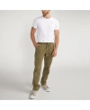 SILVER JEANS CO. MEN'S ESSENTIAL TWILL PULL-ON CARGO PANTS