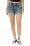 Silver Jeans Co. Women's Boyfriend Mid Rise Shorts