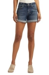 Silver Jeans Co. Women's Boyfriend Mid Rise Shorts In Indigo