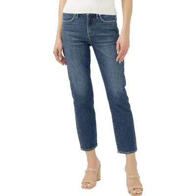 Silver Jeans Co. Most Wanted Ankle Straight Leg Jeans In Blue