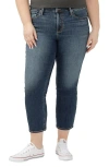 Silver Jeans Co. Plus Size Most Wanted Mid-rise Ankle Jeans In Indigo