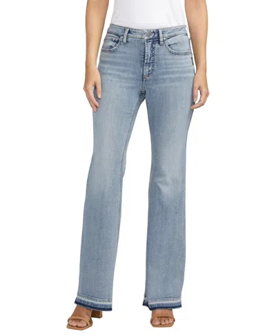Silver Jeans Co. Most Wanted Mid Rise Flare Jeans In Indigo