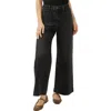 Silver Jeans Co. Women's High Rise Vintage Ankle Wide Leg Jeans In Black