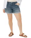 Silver Jeans Co. Plus Size Suki Faded Denim Shorts In Indigo