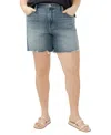 Silver Jeans Co. Plus Size Highly Desirable High Rise Shorts In Indigo