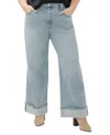 Silver Jeans Co. Plus Size Highly Desirable High Rise Wide Leg Jeans In Blue