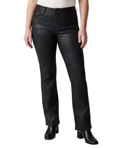 Silver Jeans Co. Plus Size Suki High-rise Curvy-fit Slim Bootcut Jeans In Black