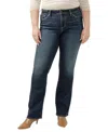 Silver Jeans Co. Elyse Comfort Fit Slim Bootcut Jeans In Indigo