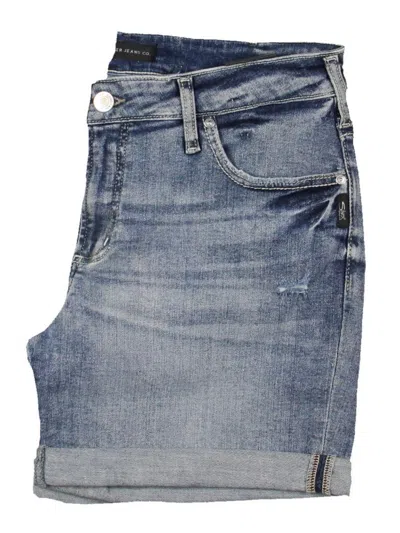 Silver Jeans Co. Plus Womens Mid-rise Mini Denim Shorts In Multi