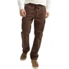 Silver Jeans Co. Pull-on Twill Cargo Pants In Coffee