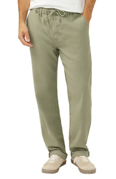 Silver Jeans Co. Relaxed Drawstring Waist Knit Flex Jeans In Green