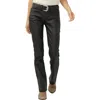 Silver Jeans Co. Suki Coated Curvy Mid Rise Slim Bootcut Jeans In Black