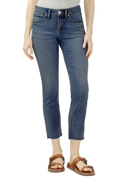 Silver Jeans Co. Suki Crop Skinny Jeans In Blue