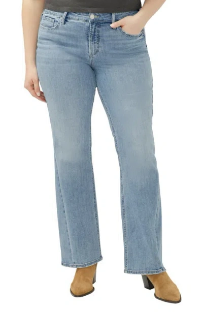 Silver Jeans Co. Suki Curvy Mid Rise Bootcut Jeans In Blue