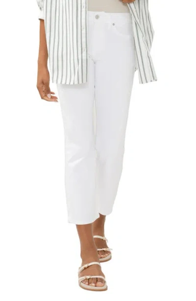 Silver Jeans Co. Suki Curvy Mid Rise Kick Flare Jeans In White
