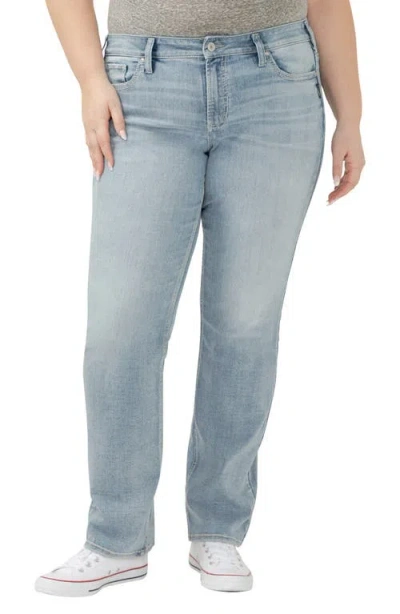Silver Jeans Co. Suki Curvy Mid Rise Slim Bootcut Jeans