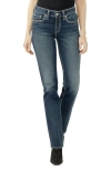 Silver Jeans Co. Suki Curvy Mid Rise Slim Bootcut Jeans In Blue