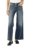 Silver Jeans Co. Suki Curvy Mid Rise Wide Leg Jeans In Blue