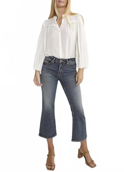 Silver Jeans Co. Suki Kick Flare Jeans In Indigo In Multi