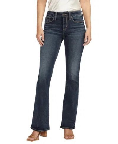 Silver Jeans Co. Suki Mid Rise Bootcut Jeans In Indigo