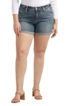 SILVER JEANS CO. SILVER JEANS CO. SUKI MID RISE DENIM SHORTS