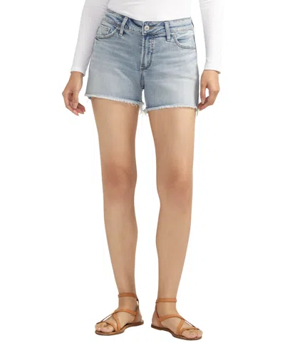 Silver Jeans Co. Suki Mid Rise Short In Indigo