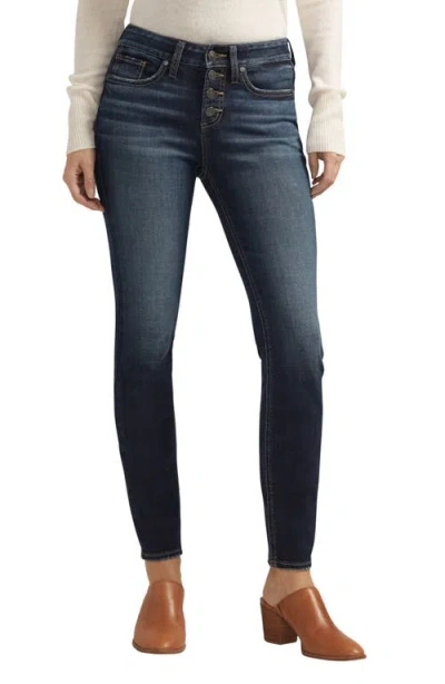 Silver Jeans Co. Suki Skinny Jeans In Blue