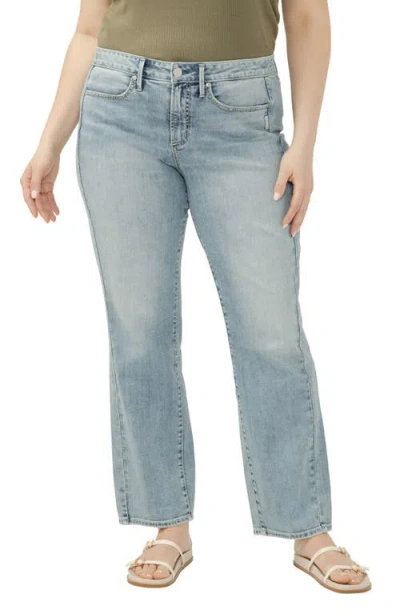 Silver Jeans Co. Suki Straight Leg Jeans In Blue