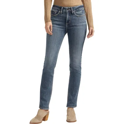 Silver Jeans Co. Suki Straight Leg Jeans In Indigo