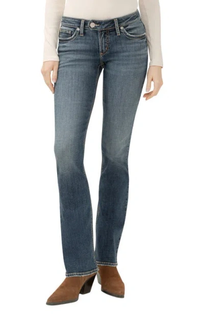 Silver Jeans Co. Tuesday Low Rise Slim Bootcut Jeans In Blue