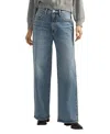 Silver Jeans Co. High Waist Baggy Wide Leg Jeans In Indigo
