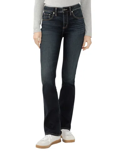 Silver Jeans Co. Women's Avery High Rise Curvy Fit Slim Bootcut Jeans