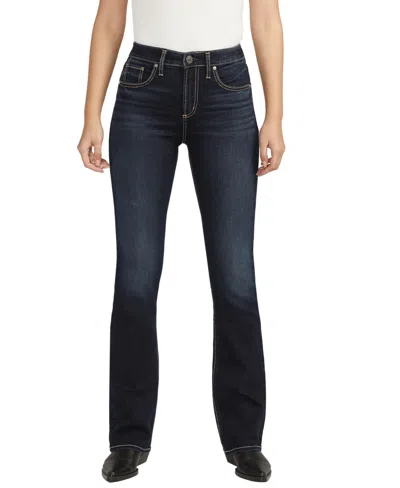 Silver Jeans Co. Women's Avery High Rise Curvy Fit Slim Bootcut Jeans In Indigo
