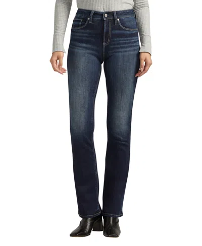Silver Jeans Co. Women's Avery High Rise Curvy Fit Slim Bootcut Jeans In Indigo