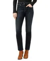Silver Jeans Co. Women's Avery High Rise Curvy Fit Straight Leg Jeans In Black