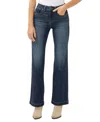 Silver Jeans Co. Avery Curvy High Waist Relaxed Straight Leg Trouser Jeans In Indigo